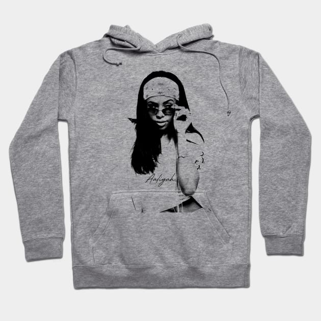 Aaliyah /// Vintage Portrait Hoodie by HectorVSAchille